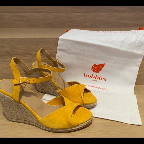 Yellow Wedge Heel size 37 - Picture 7 of 7